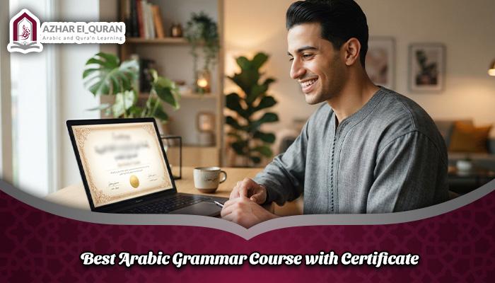 Best Arabic Grammar Course with Certificate
